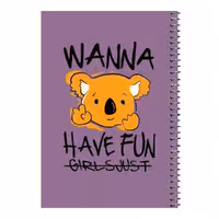 دفتر مشق 80 برگ اس جی مدل خرس شاد