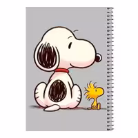 دفتر مشق 80 برگ اس جی مدل اسنوپی و جوجه