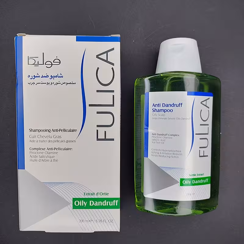 عمده فروشی شامپو ضدشوره موهای چرب فولیکا 200میل 90600