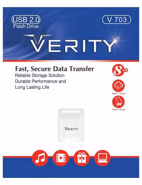 فلش مموری وریتی مدل V703 ظرفیت 8 گیگابایت