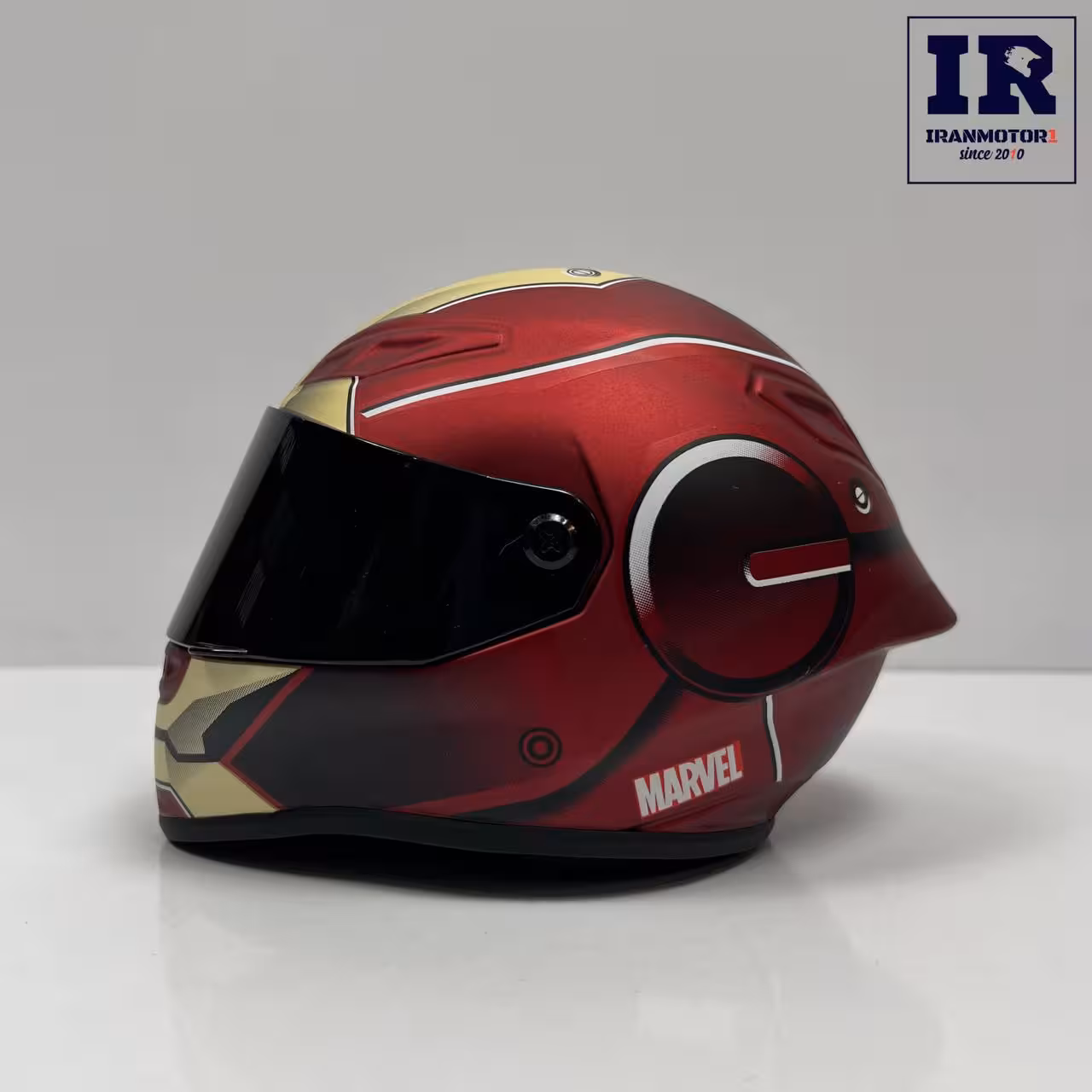 ماکت کلاه کاسکت طرح iron man قرمز