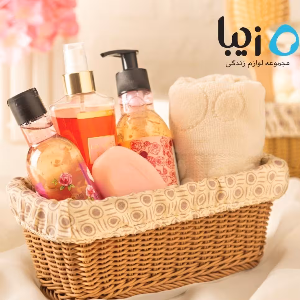جا قاشقی و سبد نظم دهنده حصیری اوزیبا طرح بهارلایت