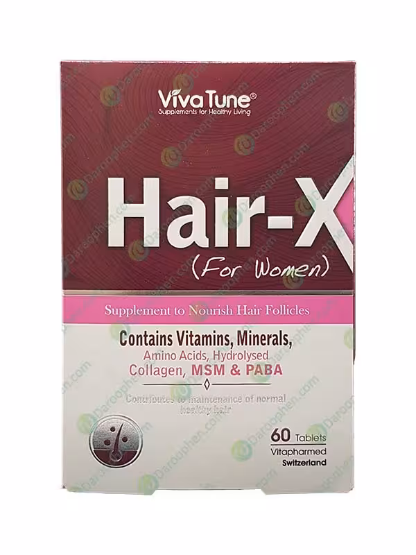 قرص هیر ایکس خانم ها ویواتیون 60 عدد – Vivatune Hair X 60 Tablets For Women