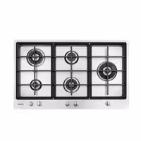 اجاق گاز رومیزی پنج شعله‌ مدل S5912-R استیل البرز