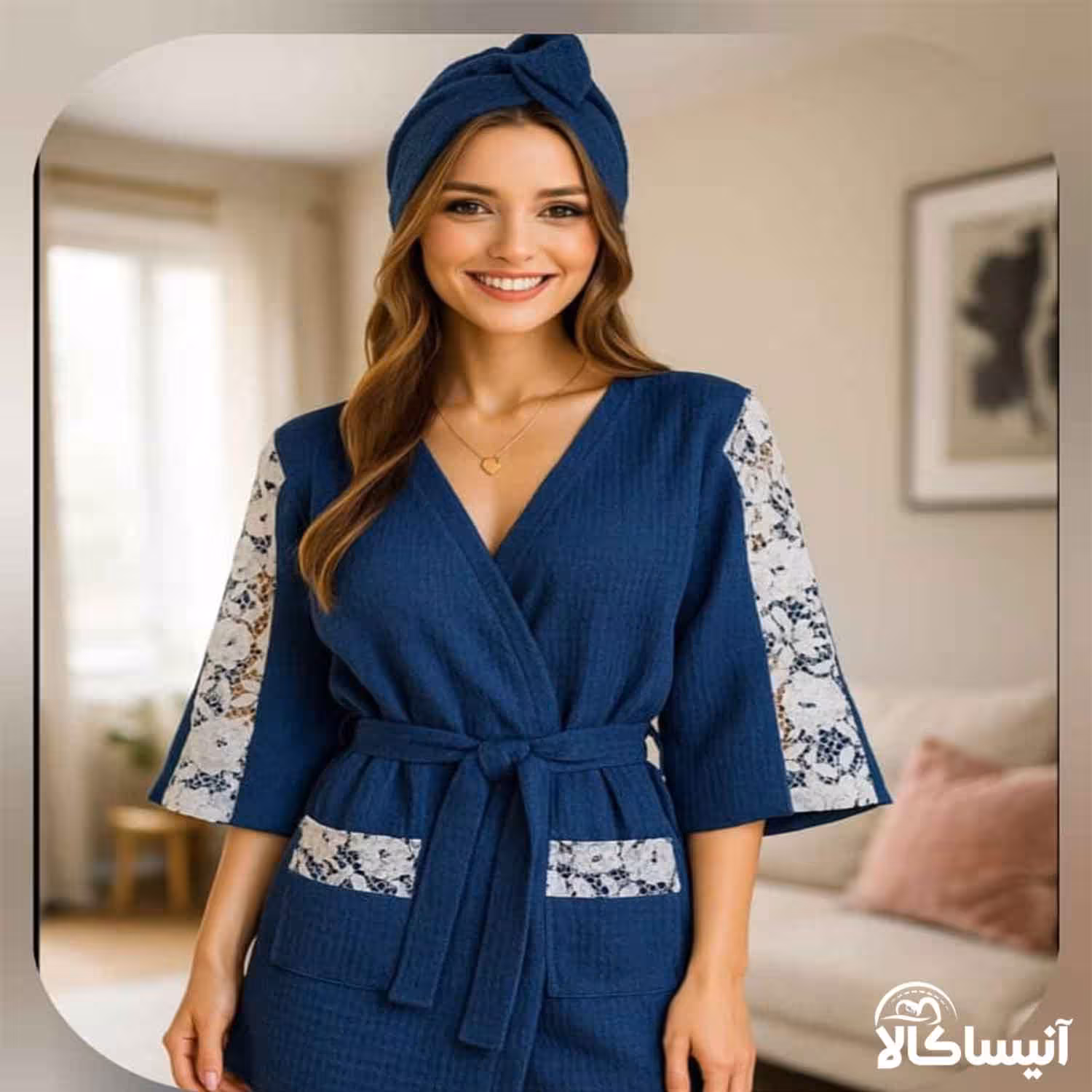 حوله تنپوش برق لامع مدل مینا