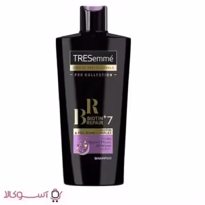 شامپو ترزمه مشکی مدل biotin repair حجم 700 میل