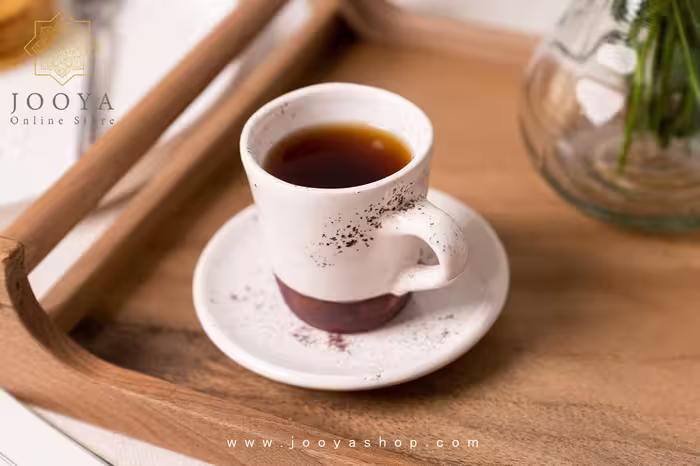 قهوه خوری سرامیکی سفید