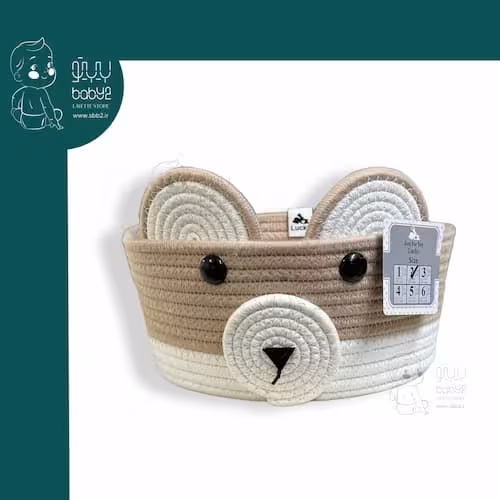 سبد لوسیون بزرگ تدی قیطانی Esf