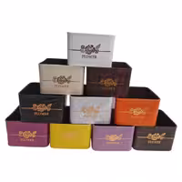 باکس مربعی چرمی