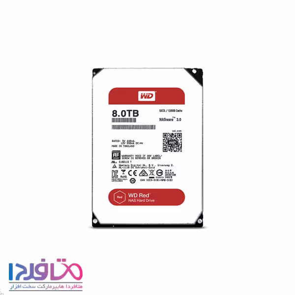هارد اینترنال وسترن دیجیتال 8TB مدل WD RED
