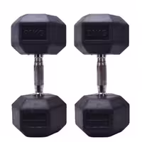 دمبل 6 ضلعی طرح چرم 20 کیلویی MAXWELL (بسته 2 عددی)