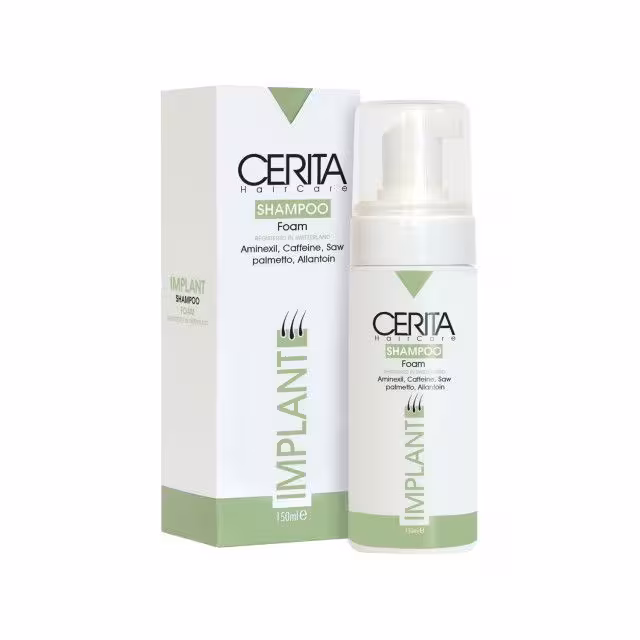 شامپو فوم کاشت مو سریتا حجم 150 میلی لیتر