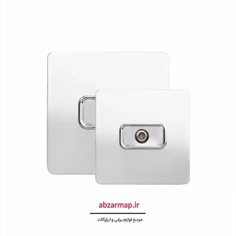 پریز آنتن Sat مدل کریستال طوسی آسیا الکتریک