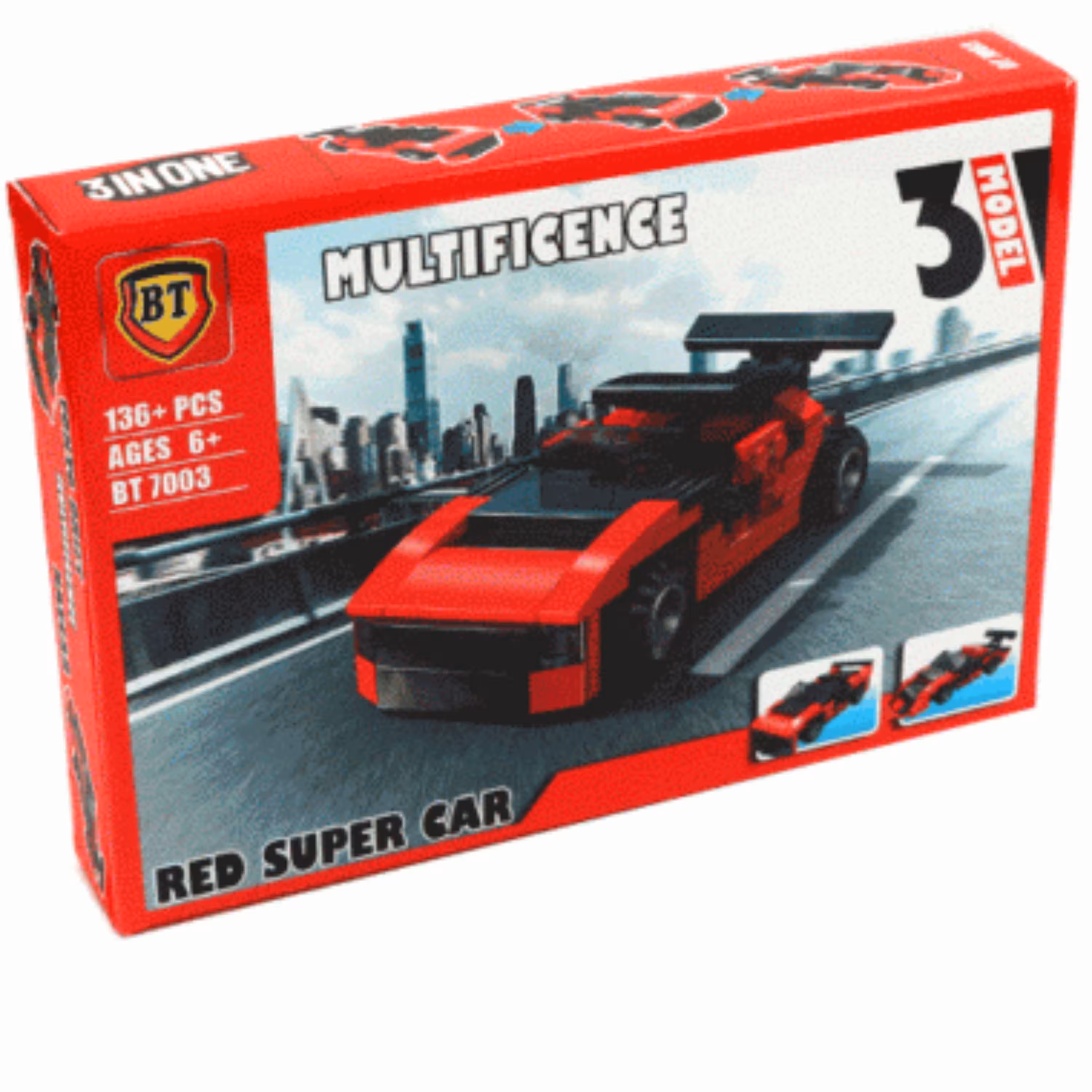 لگو  ماشین مسابقه سه 136 قطعه مدل  BT 7003 با قیمت ویژه 