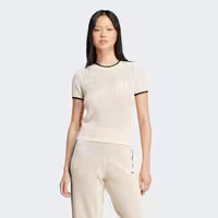 تیشرت راحتی زنانه قلاب باف اورجینال آدیداس | JD1076