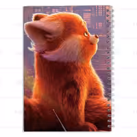 دفتر مشق کارتون قرمز شدن