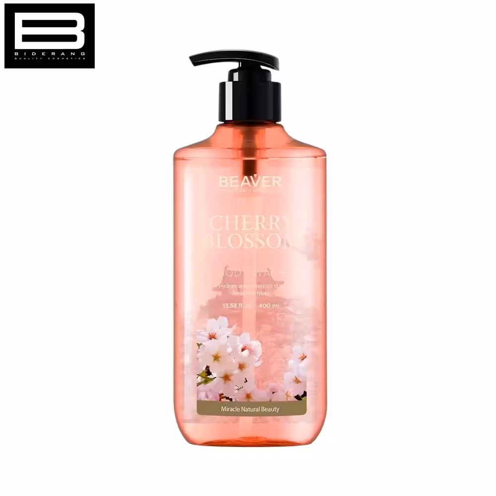 شامپو بدن شکوفه گیلاس بی اور حجم 400ml