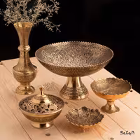 ست پذیرایی برنجی طلایی کد 039