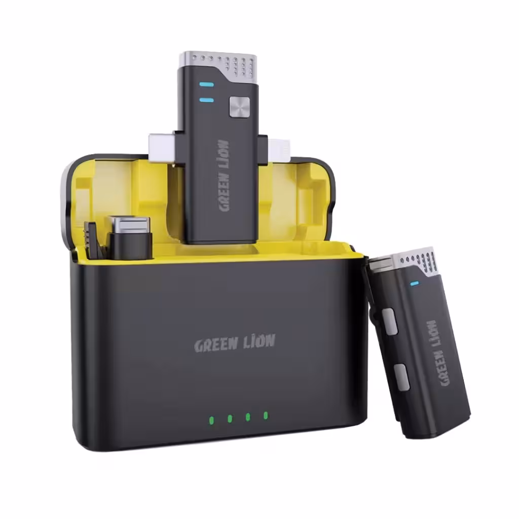 میکروفون 2 در 1 گرین لاین 360 USB-C لایتنینگ و آیفونی Green Lion