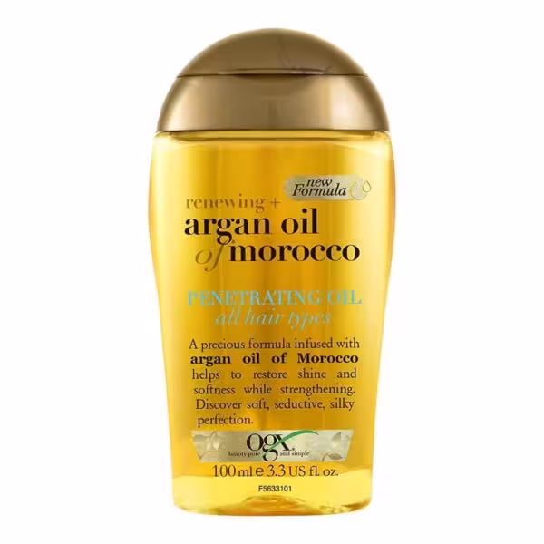 روغن آرگان ogx dry & coarse hair معجزه ای برای موهای خشک حجم 100میل ساخت آمریکا