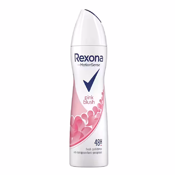 اسپری زیر بغل زنانه رکسونا Rexona مدل Pink Blush حجم 200 میلی