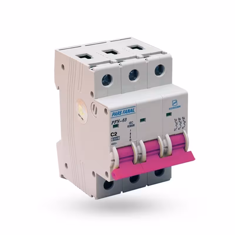 کلید مینیاتوری سه پل 4 آمپر پارس فانال