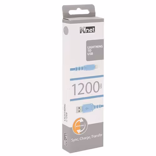 کابل کنفی شارژ آیفون Knet مدل K-UC560