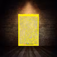 شابلون استنسیل ابعاد 50*35 کد HNC 86