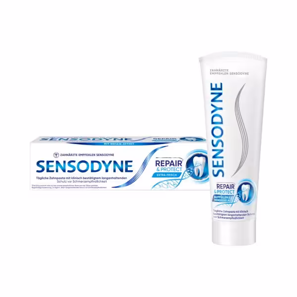 خمیر دندان repair Extra freshسنسوداین مخصوص دندان های حساس التیام بخش دردهای دندانی حجم 100 گرم  ساخت اندونزی