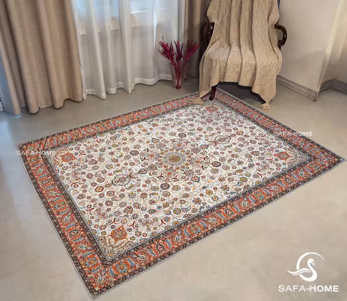 زیر سفره ای طرح حاشیه نارنجی کد 1046