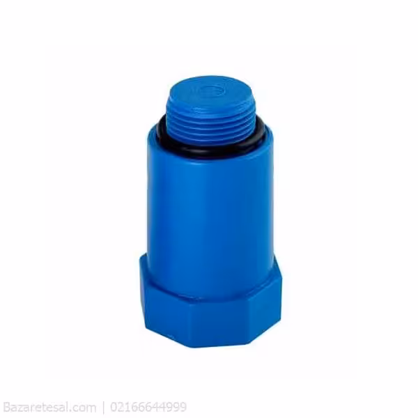 آذین در پوش رزوه دار پایه بلند آبی (1) 32 میلی متر