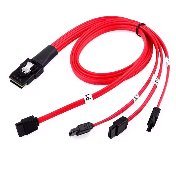 کابل تبدیل Mini SAS SFF-8087 به چهار SATA اسمارطور مدل SM75 | کالا مکس