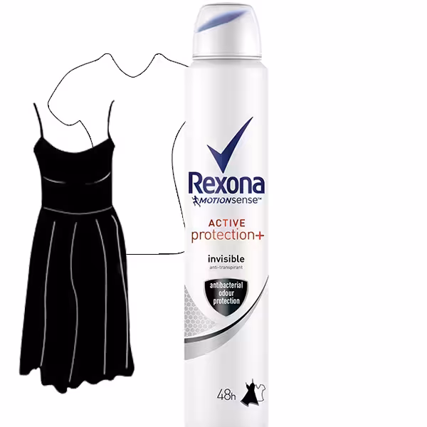 اسپری ضد تعریق زنانه رکسونا مدل پروتکشن اکتیو پلاس Protection Active حجم 200 میل