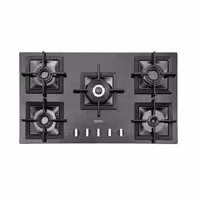 اجاق گاز رومیزی پنج شعله مدل G-5913 استیل البرز