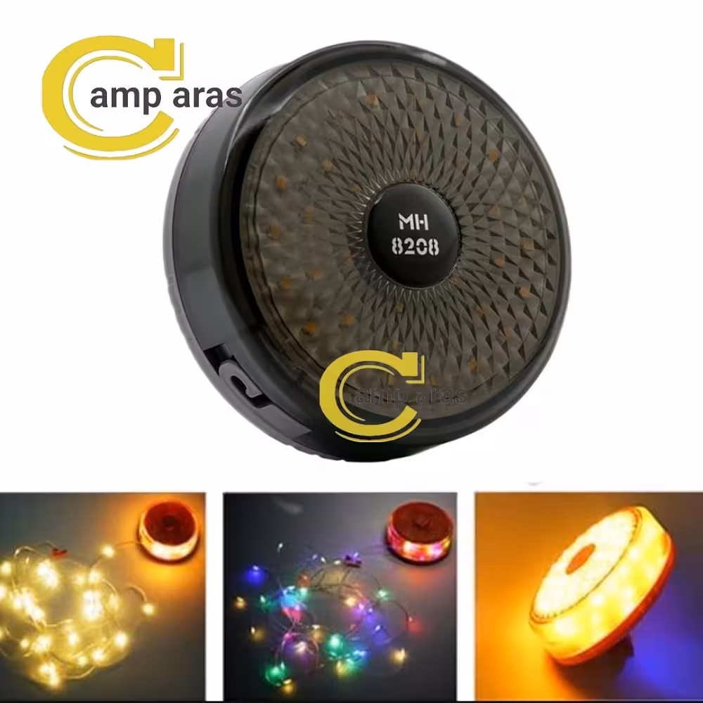 چراغ ریسه شارژی 10 متر STRING LIGHT MH8208 - کمپ آراس