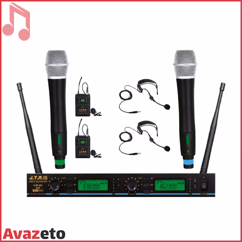 میکروفن بیسیم یقه ای هدمیک JTR UJM-882
