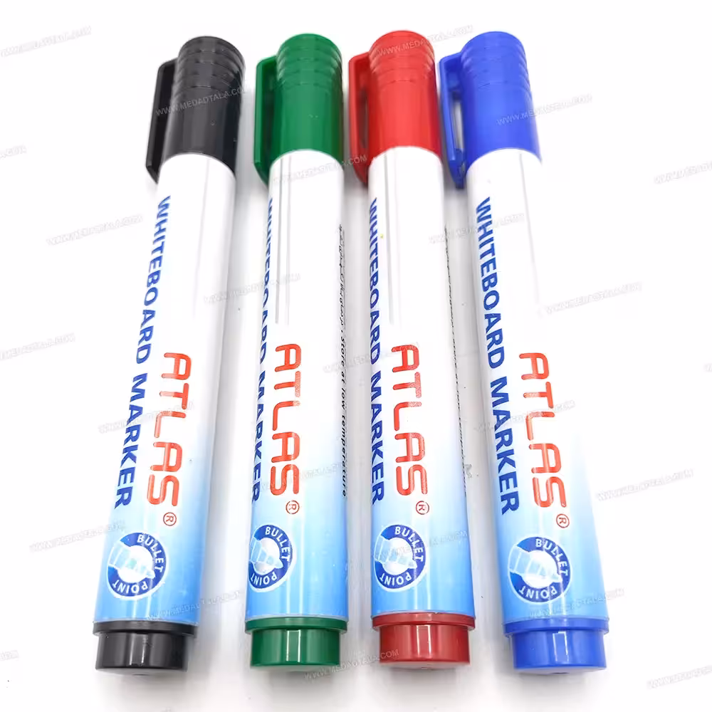 ماژیک وایت برد سرگرد اطلس بسته 4 عددی (هر رنگ یک عدد)