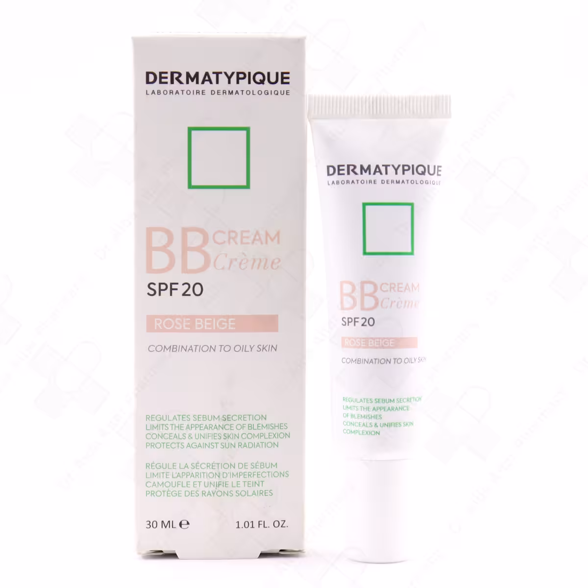 بی بی کرم فاقد چربی رز بژ SPF20  درماتیپیک 30 میلی لیتر