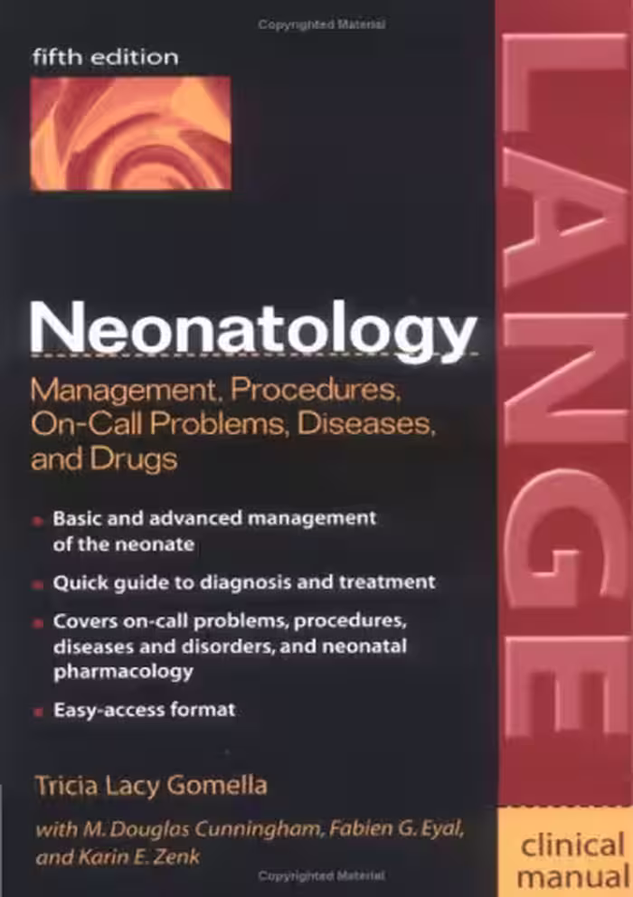 خرید و دانلود نسخه کامل کتاب Neonatology : Management, Procedures, On-Call Problems, Diseases, Drugs (LANGE Clinical Science)