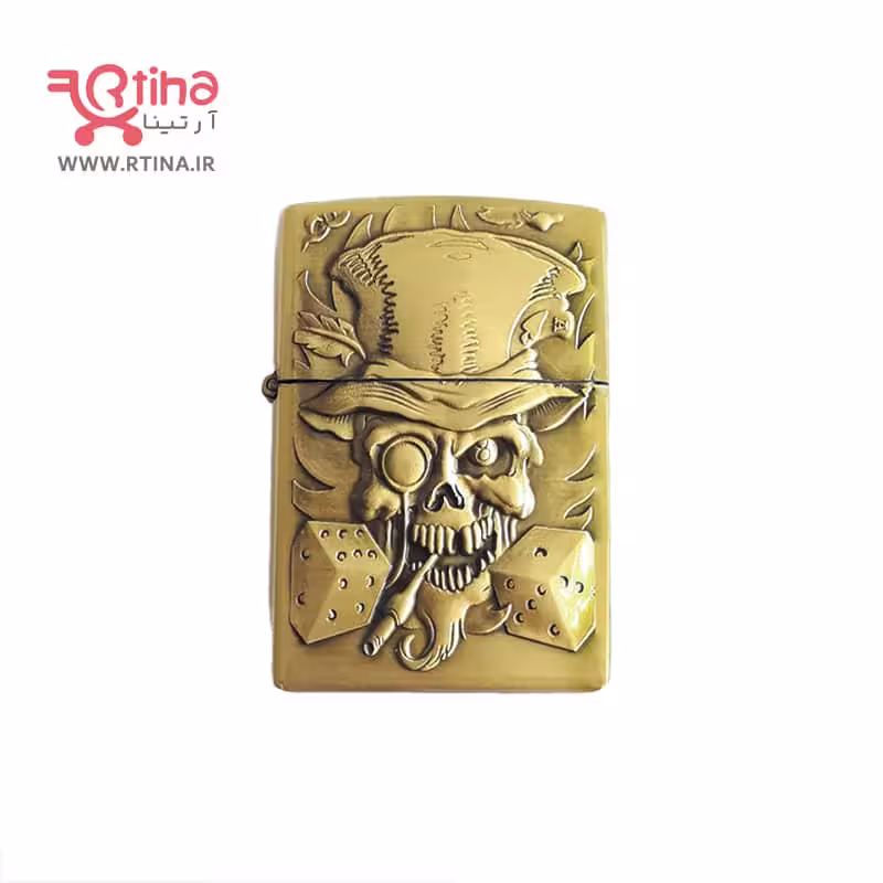 فندک بنزینی جیبی طرح اسکلت Bohai اصلی