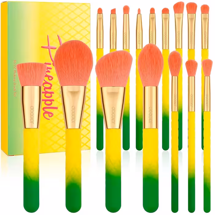 ست براش پاین اپل (آناناسی) 13 عددی دوکالر - DOCOLOR