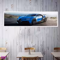 تابلو بکلیت طرح اتومبیل ماشین بوگاتی مدل کشیده W-7843