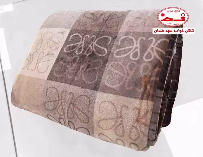 پتو دونفره مخملی طرح هانی