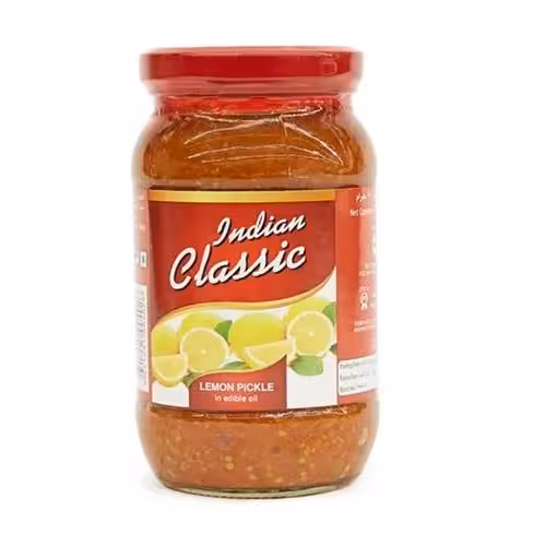 ترشی لیمو کلاسیک هندی وزن 400 گرم