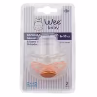 پستانک دربدار سایز 6-18 ماه weecare کد 1016