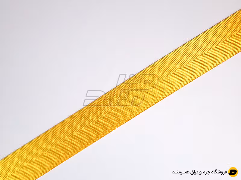 بند برزنت ساتن خارجی رنگ زرد