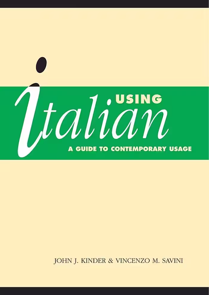 کتاب زبان ایتالیایی Using Italian A Guide to Contemporary Usage