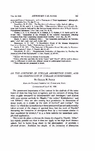 خرید و دانلود نسخه کامل کتاب On the Contours of Stellar Absorption Lines, and the Composition of Stellar Atmospheres