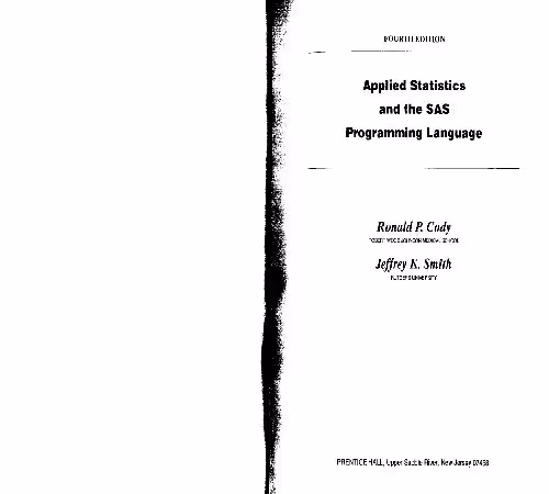 خرید و دانلود نسخه کامل کتاب Applied Statistics and the SAS Programming Language