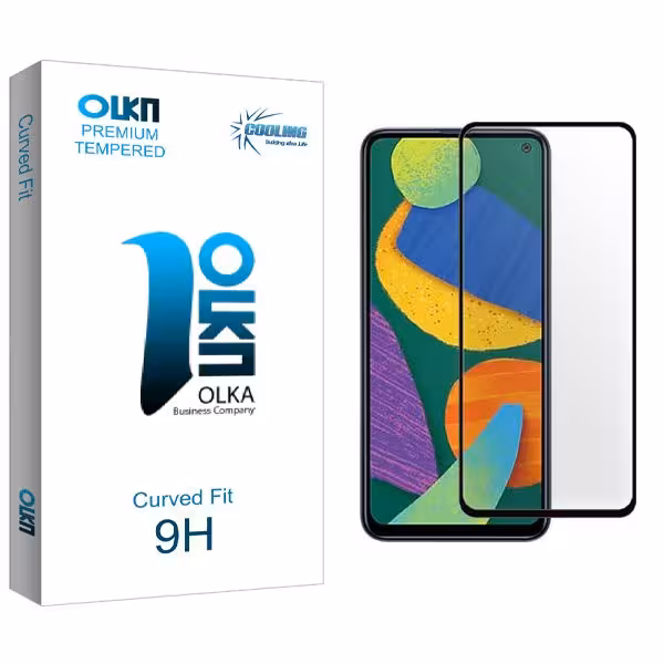 محافظ صفحه نمایش شیشه ای کولینگ مدل Olka مناسب برای گوشی موبایل سامسونگ Galaxy F52 5G